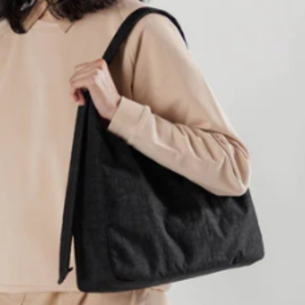 Black BAGGU Nylon Shoulder Bag